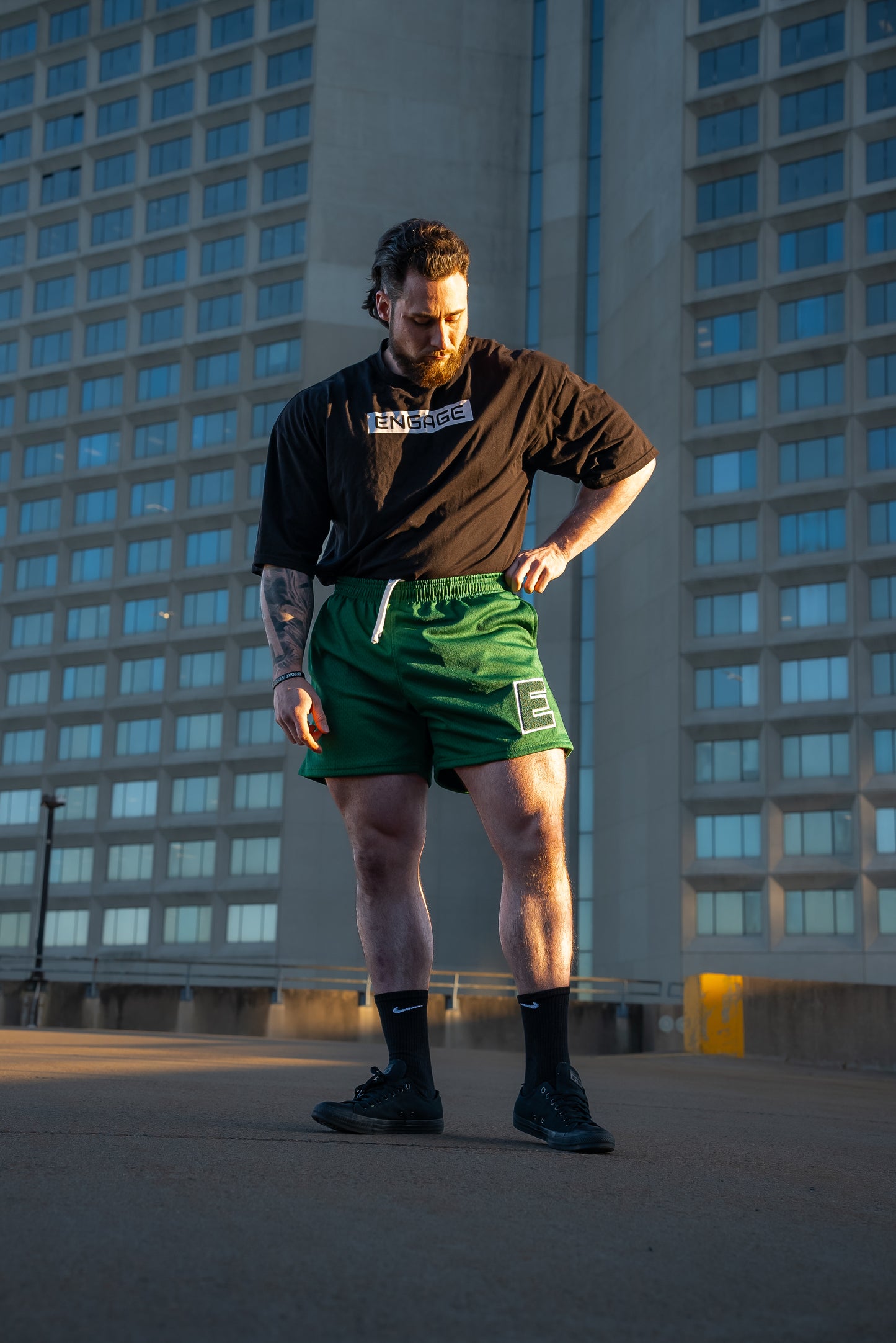 5” FlexMesh Shorts Python Green