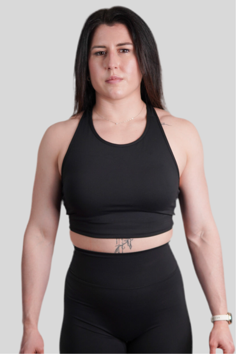 Everyday Crop Tank Black