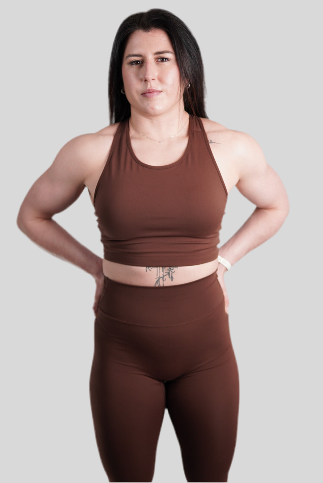 Everyday Crop Tank Cocoa