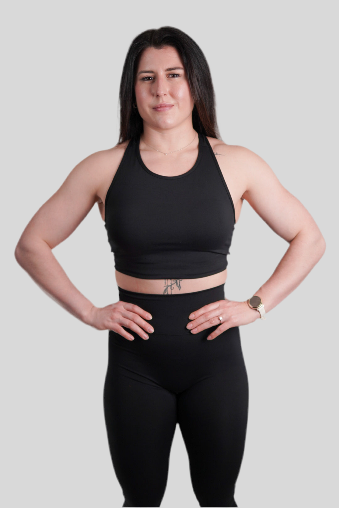 Everyday Crop Tank Black