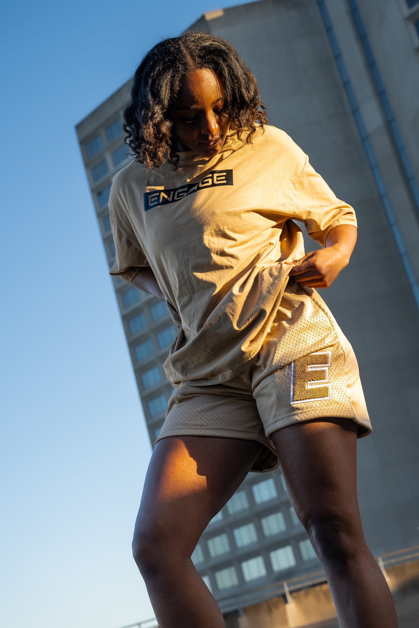 FlexMesh 5" Shorts Camel