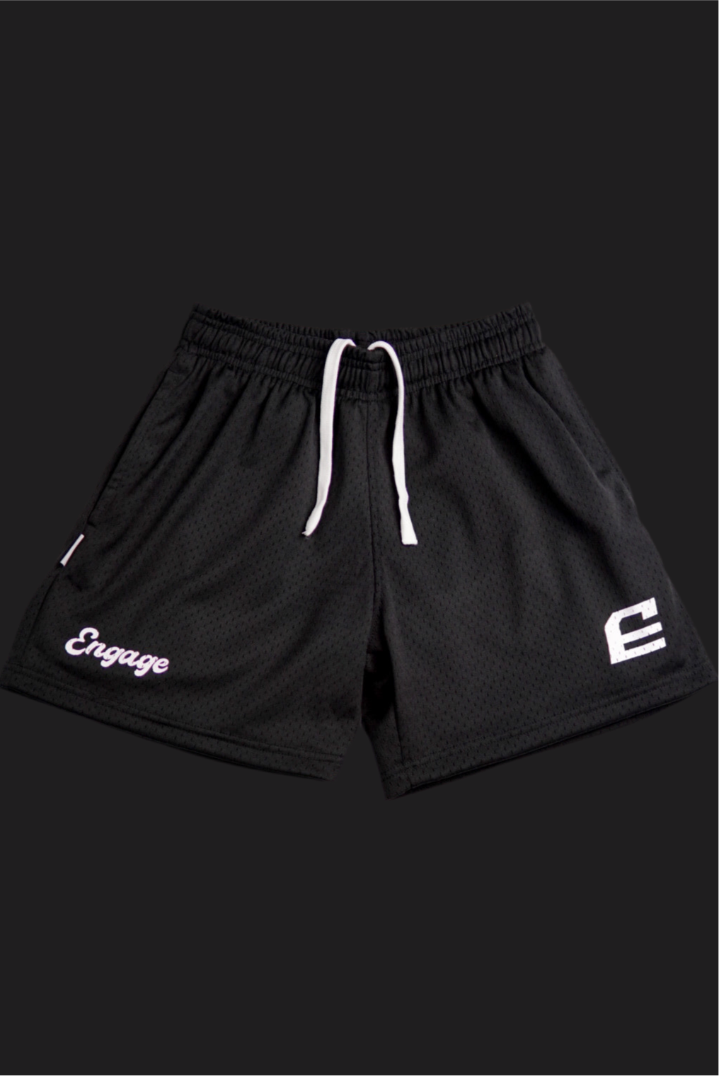 5" Mesh Court Shorts Black Unisex
