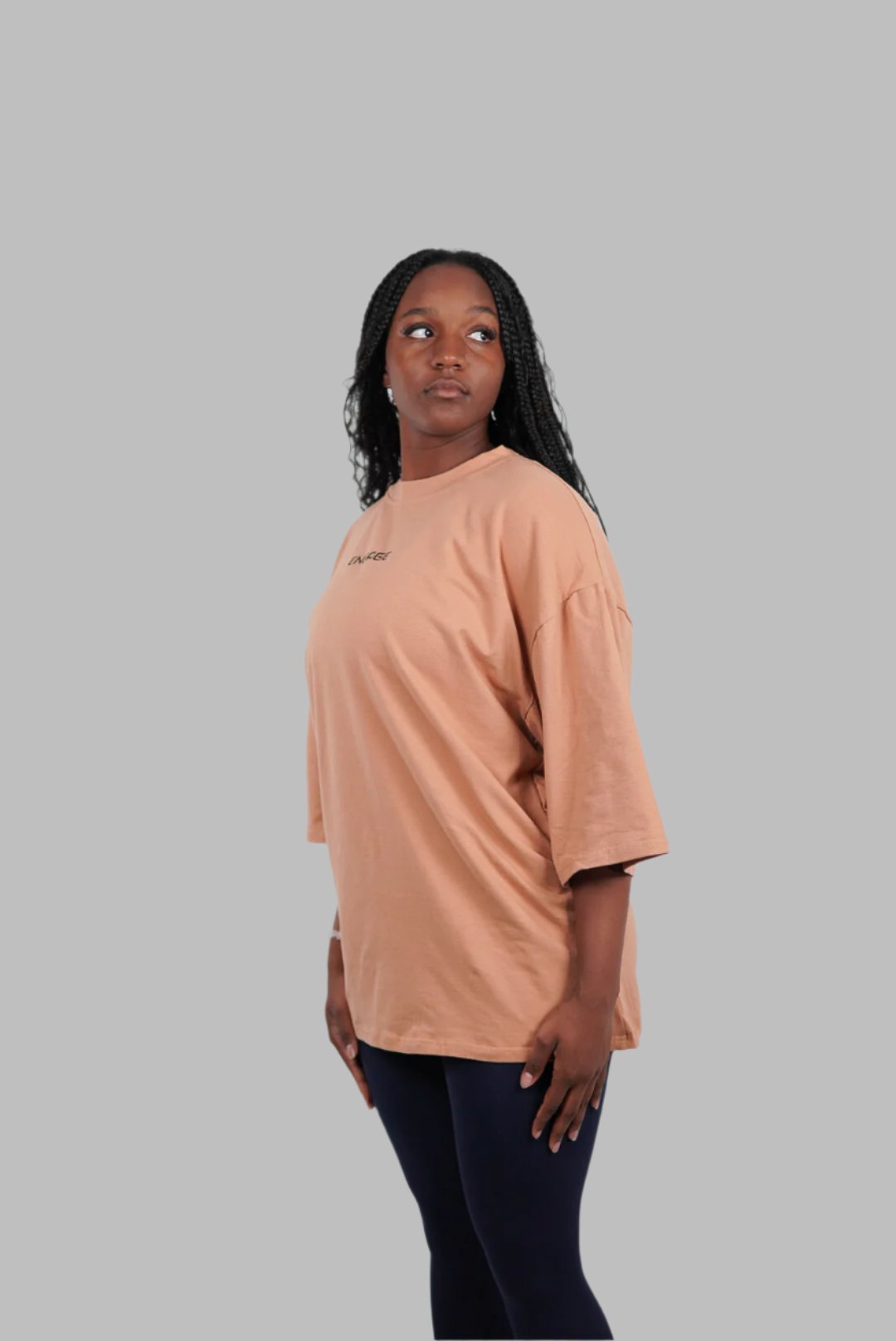 Essential Oversized Tee Cappuccino