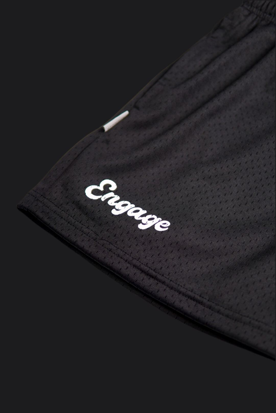 5" Mesh Court Shorts Black Unisex