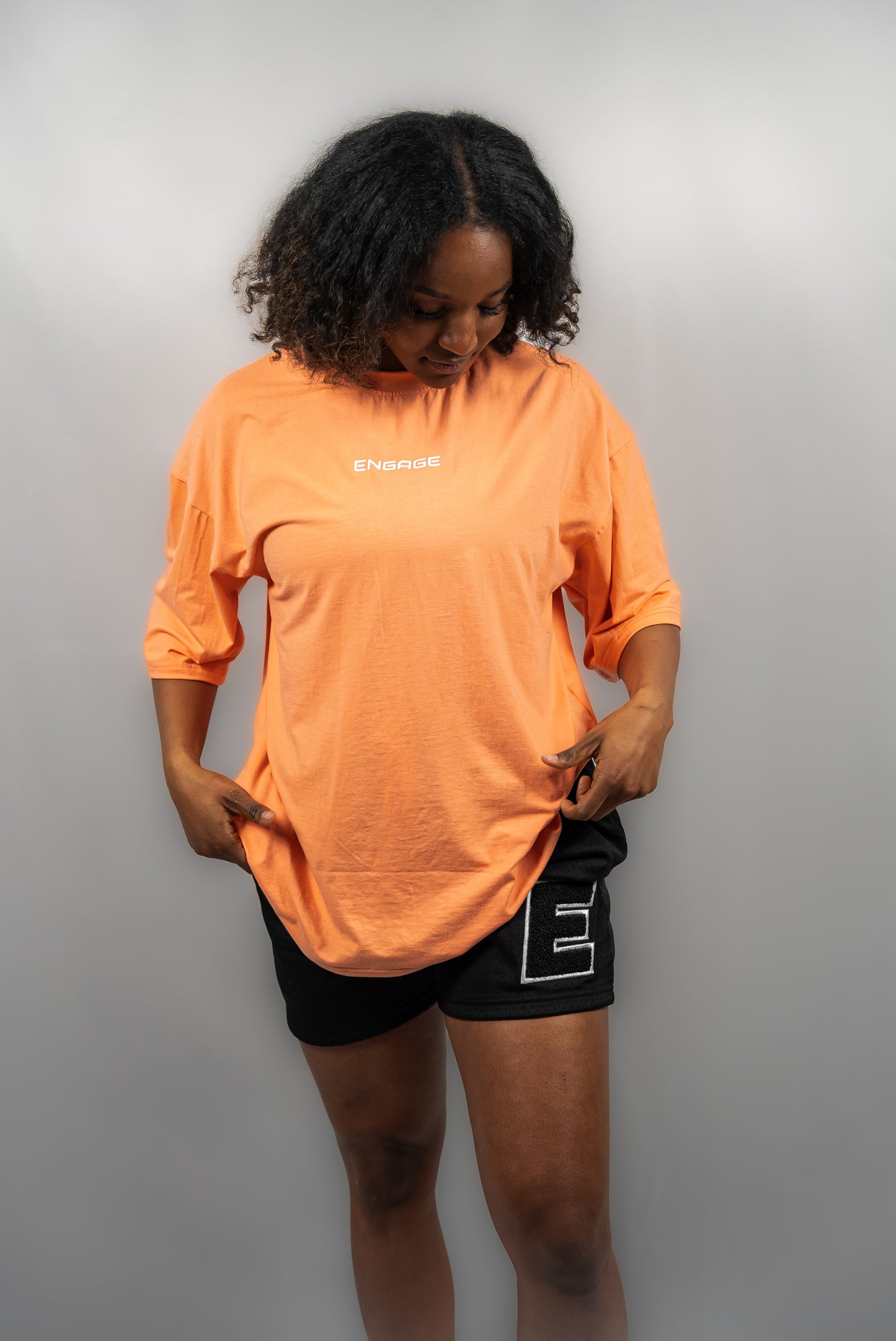 Essential Oversized Tee Orange Dreamsicle