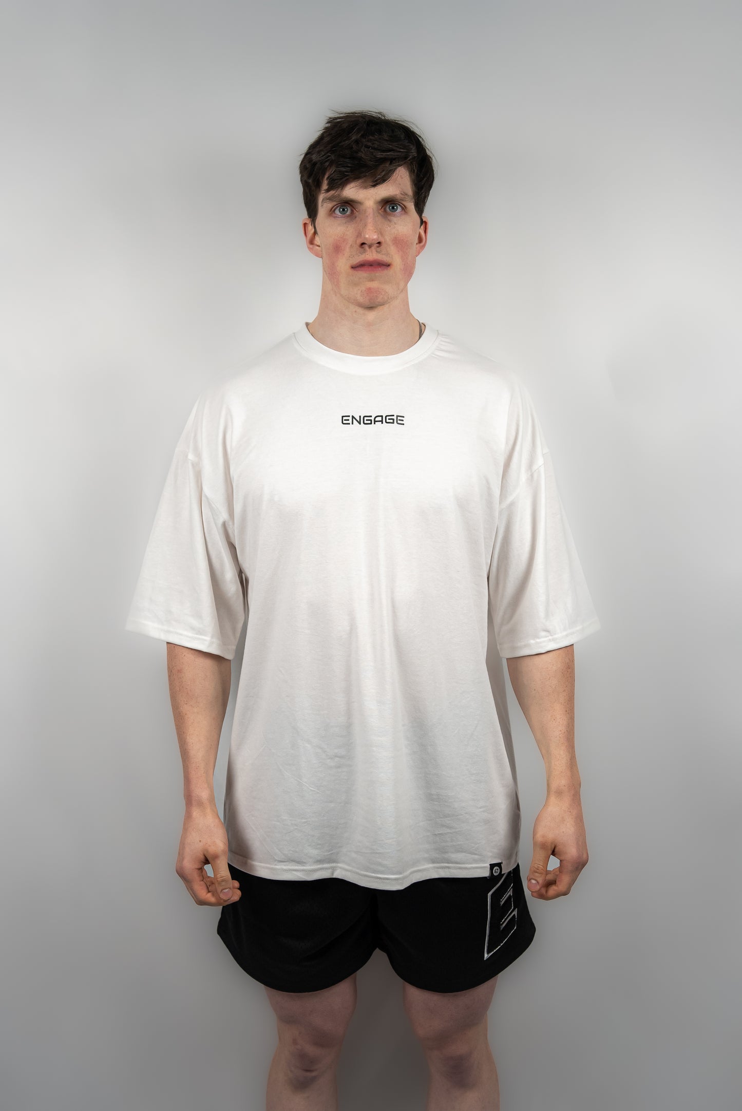 Essential Oversized Tee Daisy White