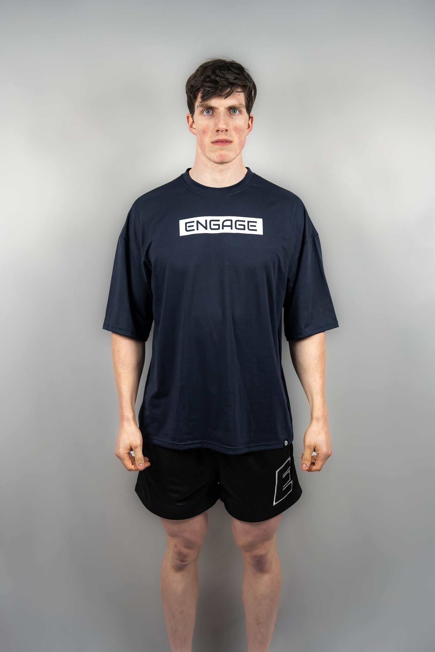 Essential Oversized Tee Navy