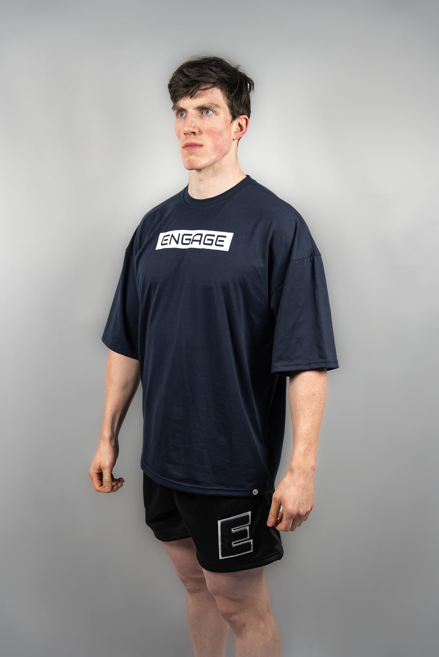 Essential Oversized Tee Navy