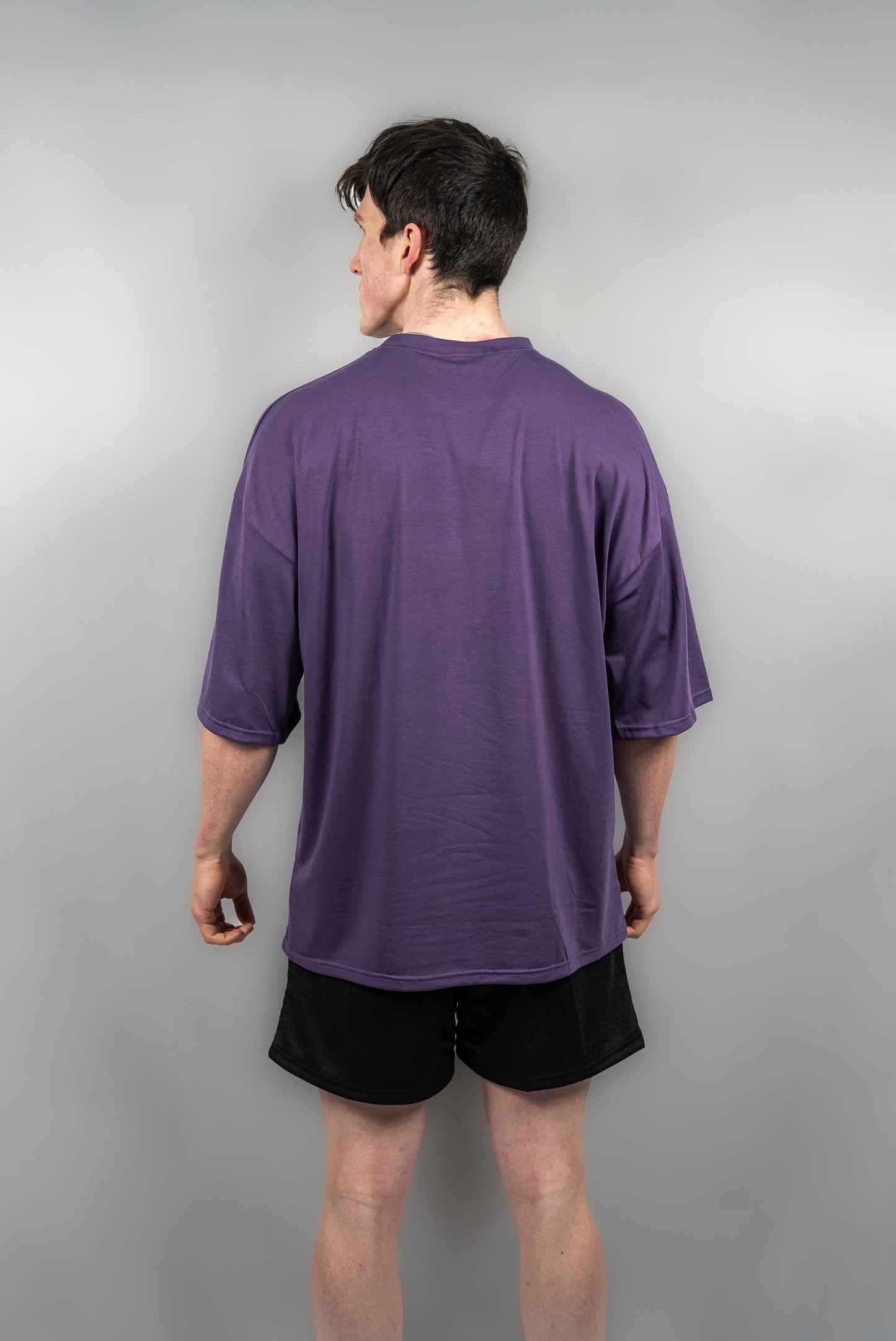 Essential Oversized Tee Deep Purple