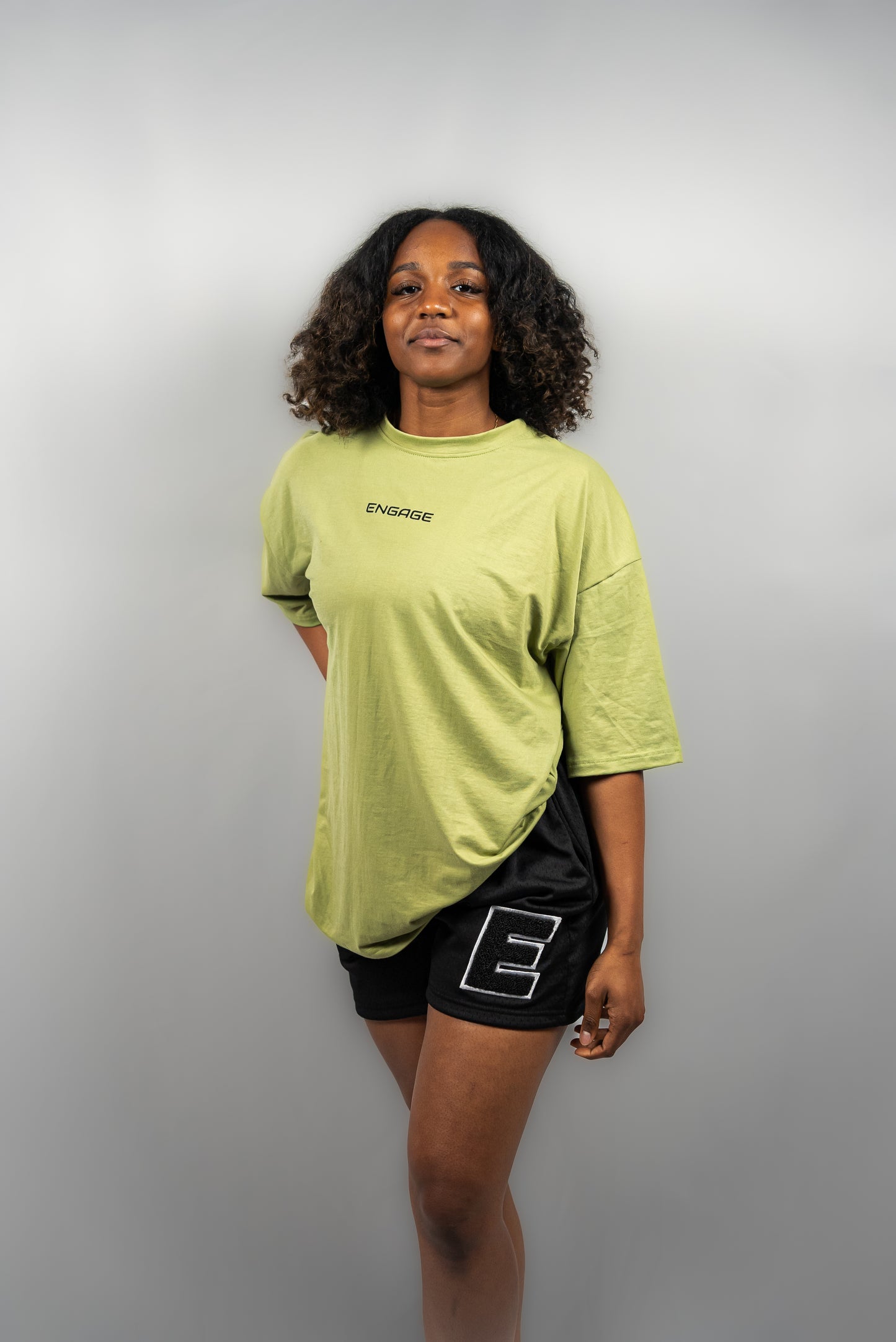 Essential Oversized Tee Kiwi