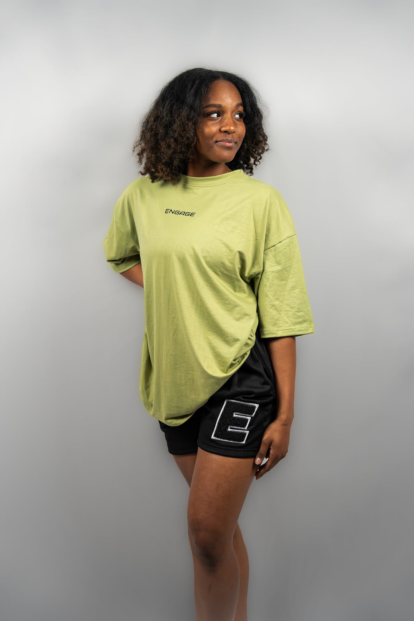 Essential Oversized Tee Kiwi