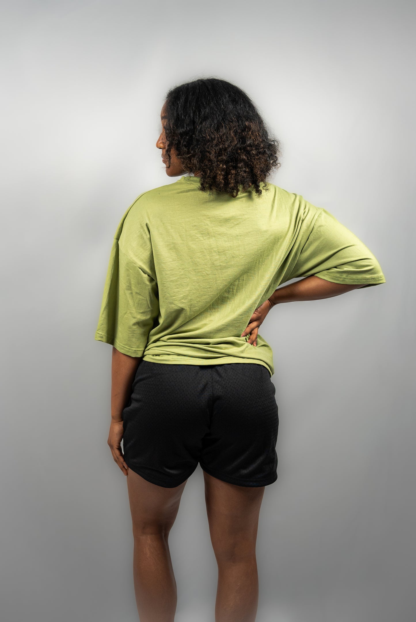 Essential Oversized Tee Kiwi