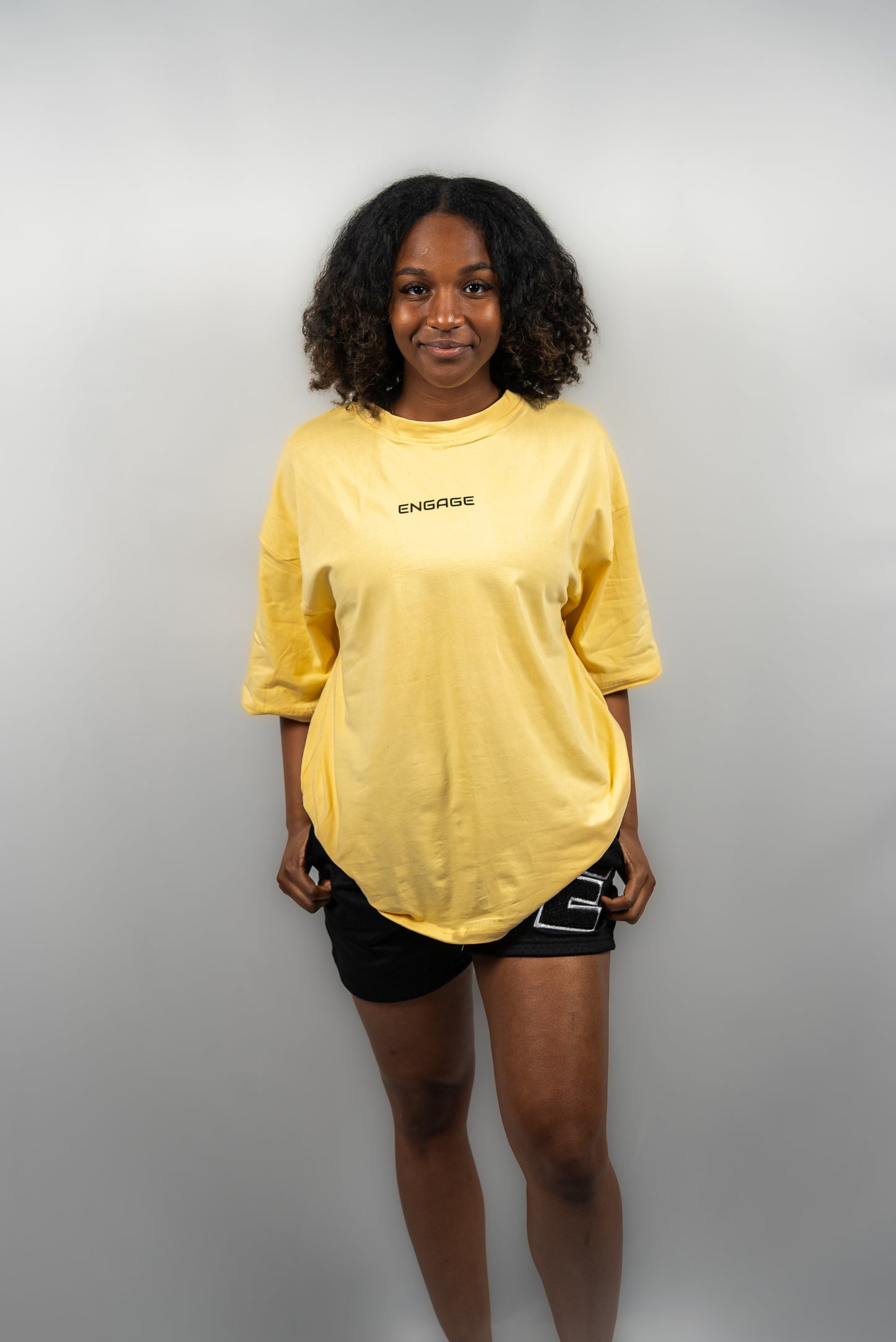 Essential Oversized Tee Daffodil