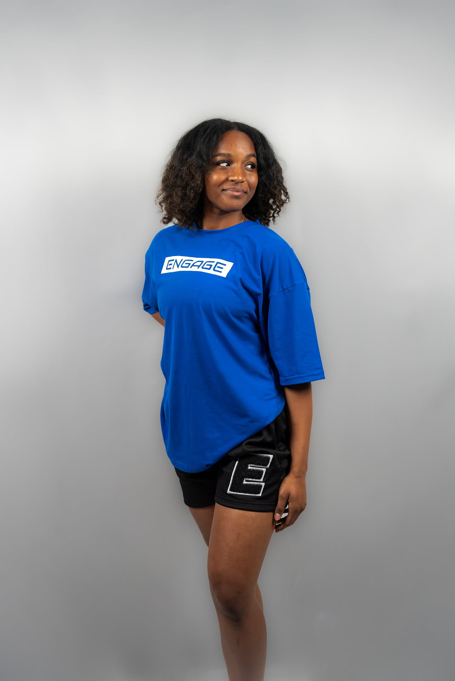 Essential Oversized Tee Royal Blue