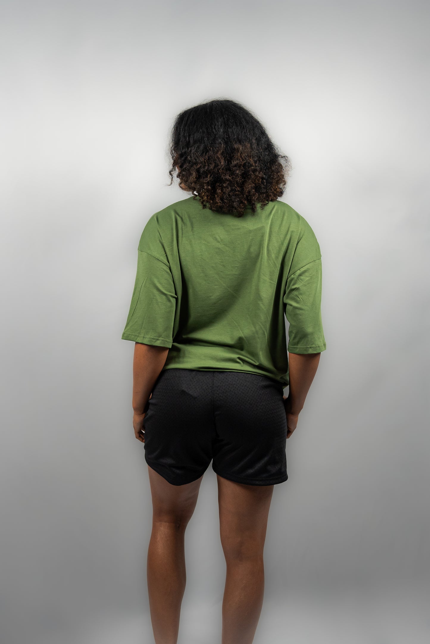 Essential Oversized Tee Military Green