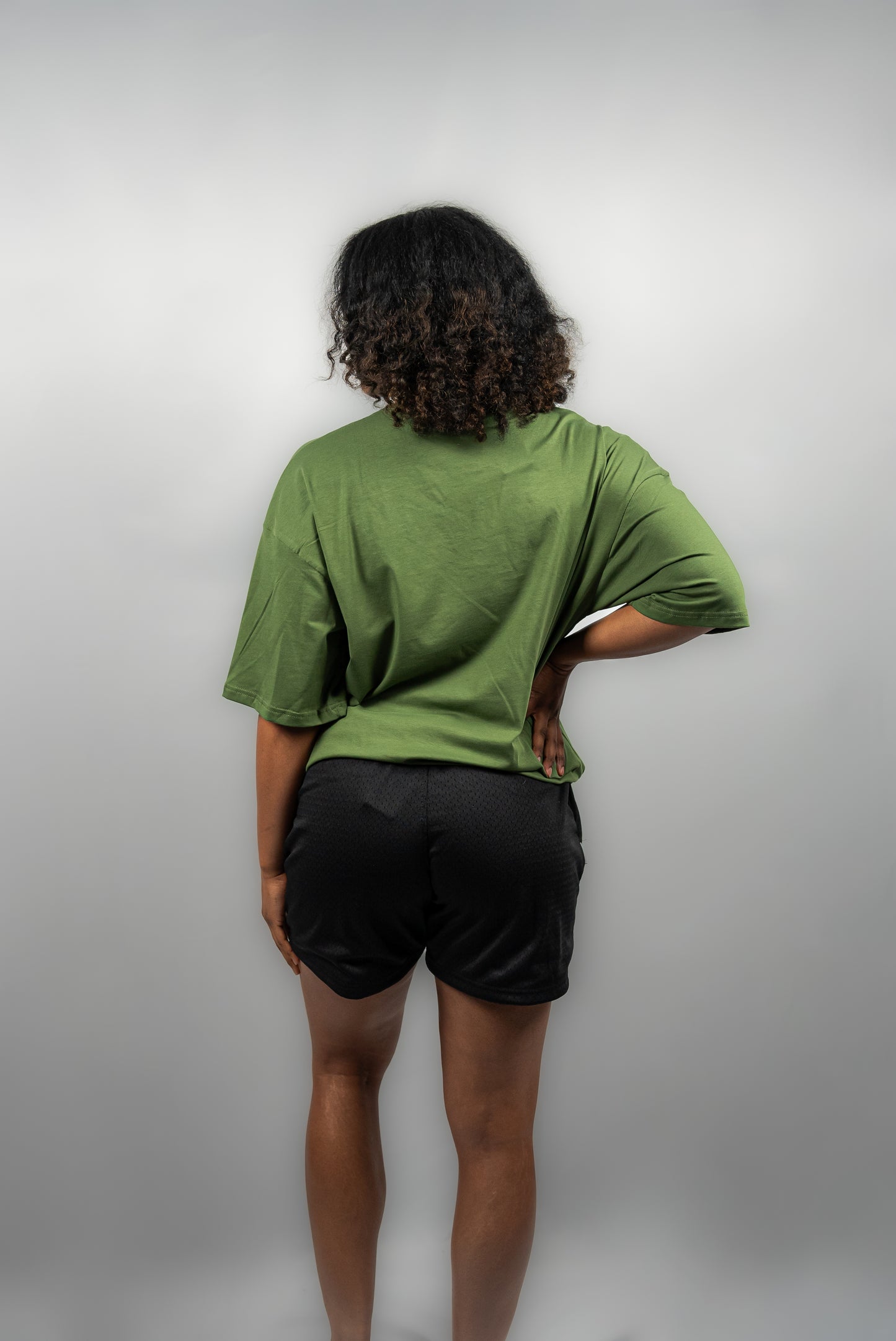 Essential Oversized Tee Military Green