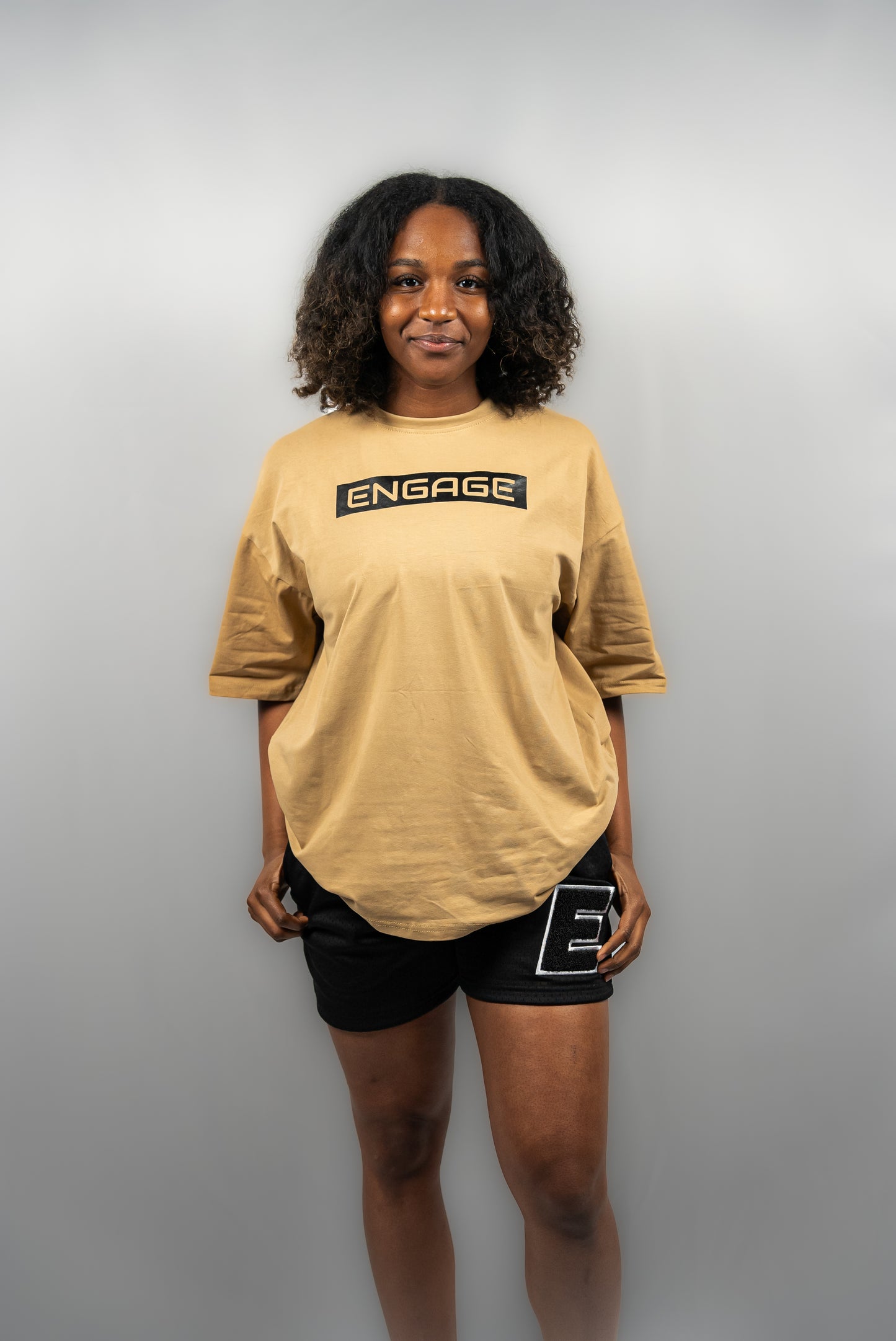 Essential Oversized Tee Sand