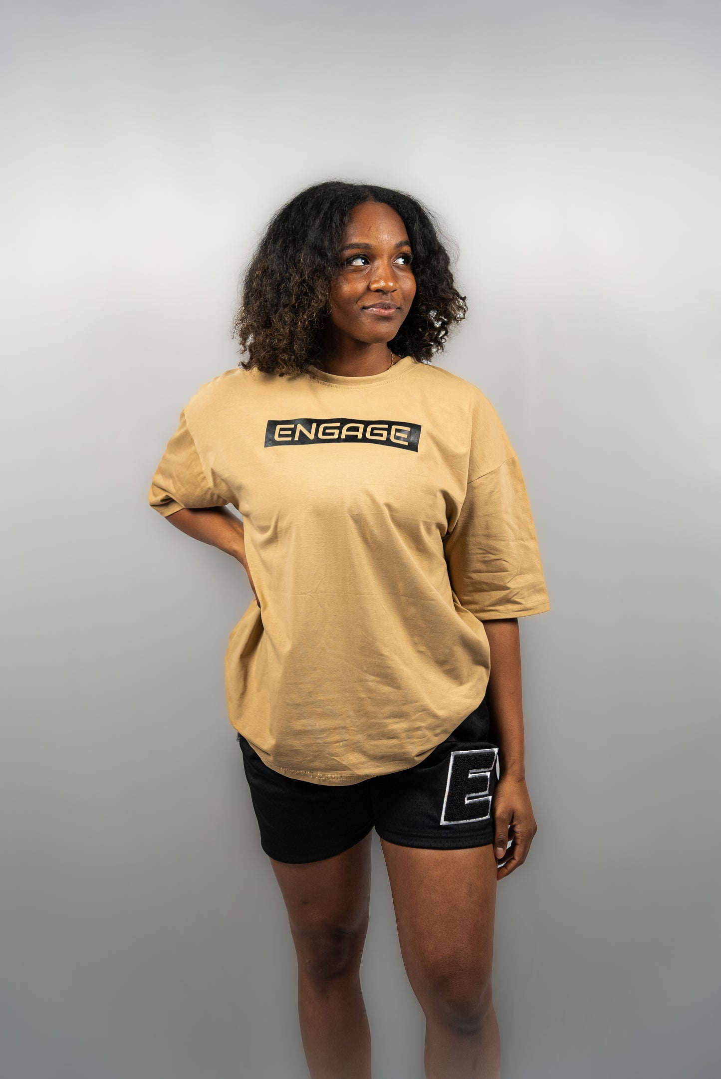 Essential Oversized Tee Sand