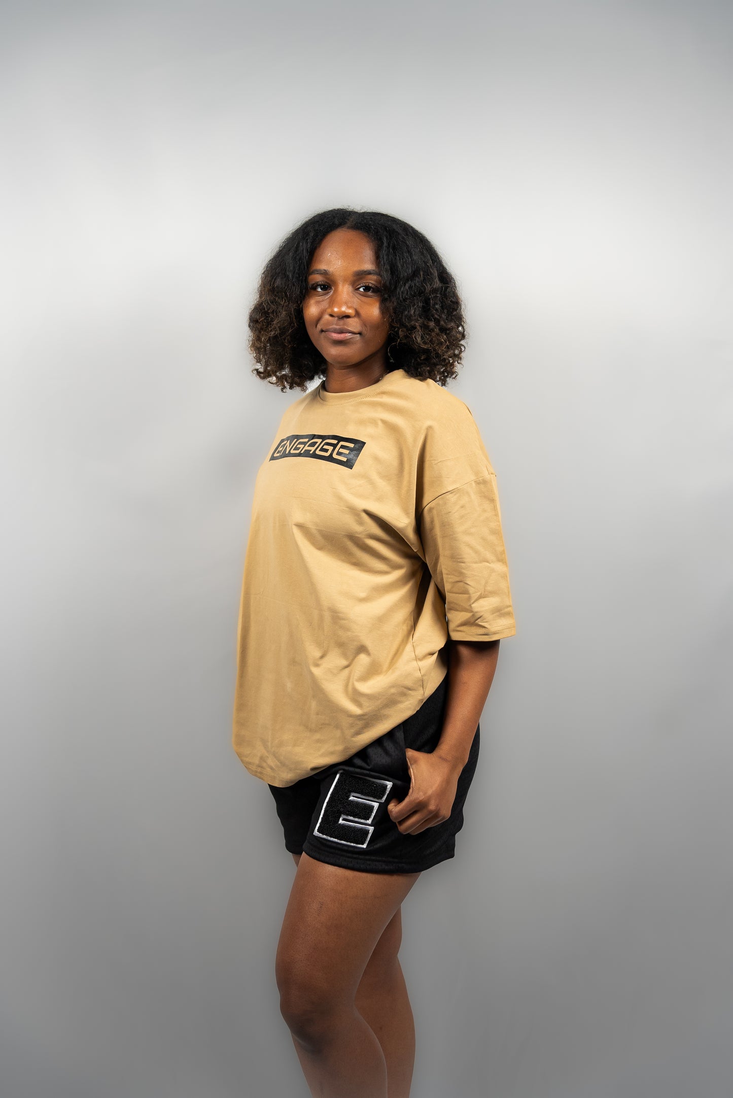 Essential Oversized Tee Sand