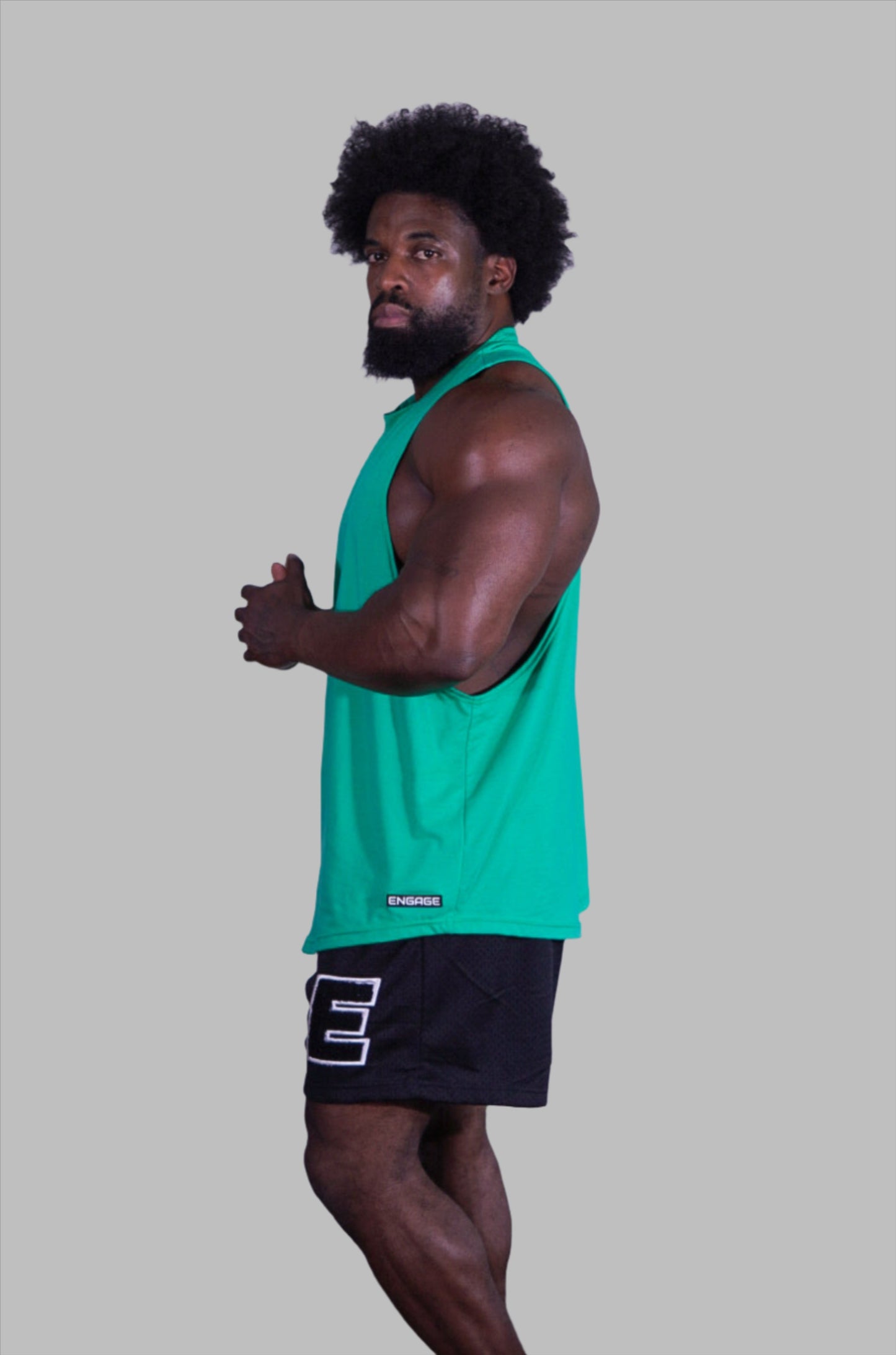 Vitality Drop Arm Tank Jungle Green
