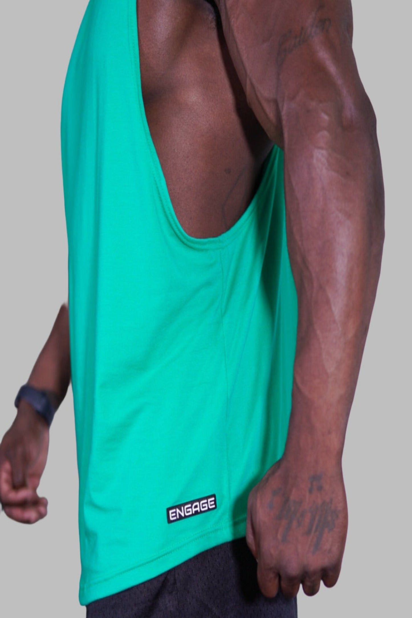 Vitality Drop Arm Tank Jungle Green