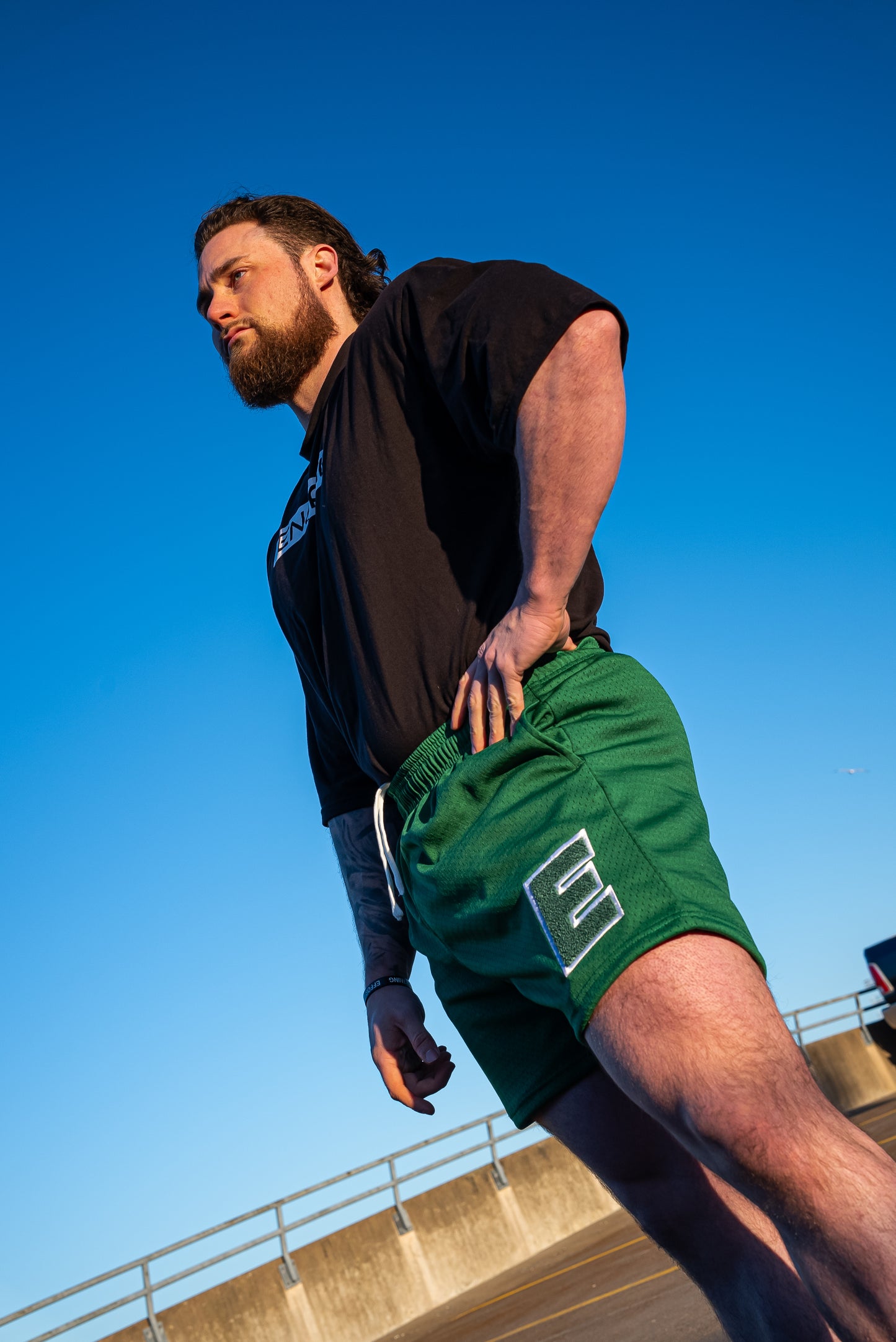 5” FlexMesh Shorts Python Green