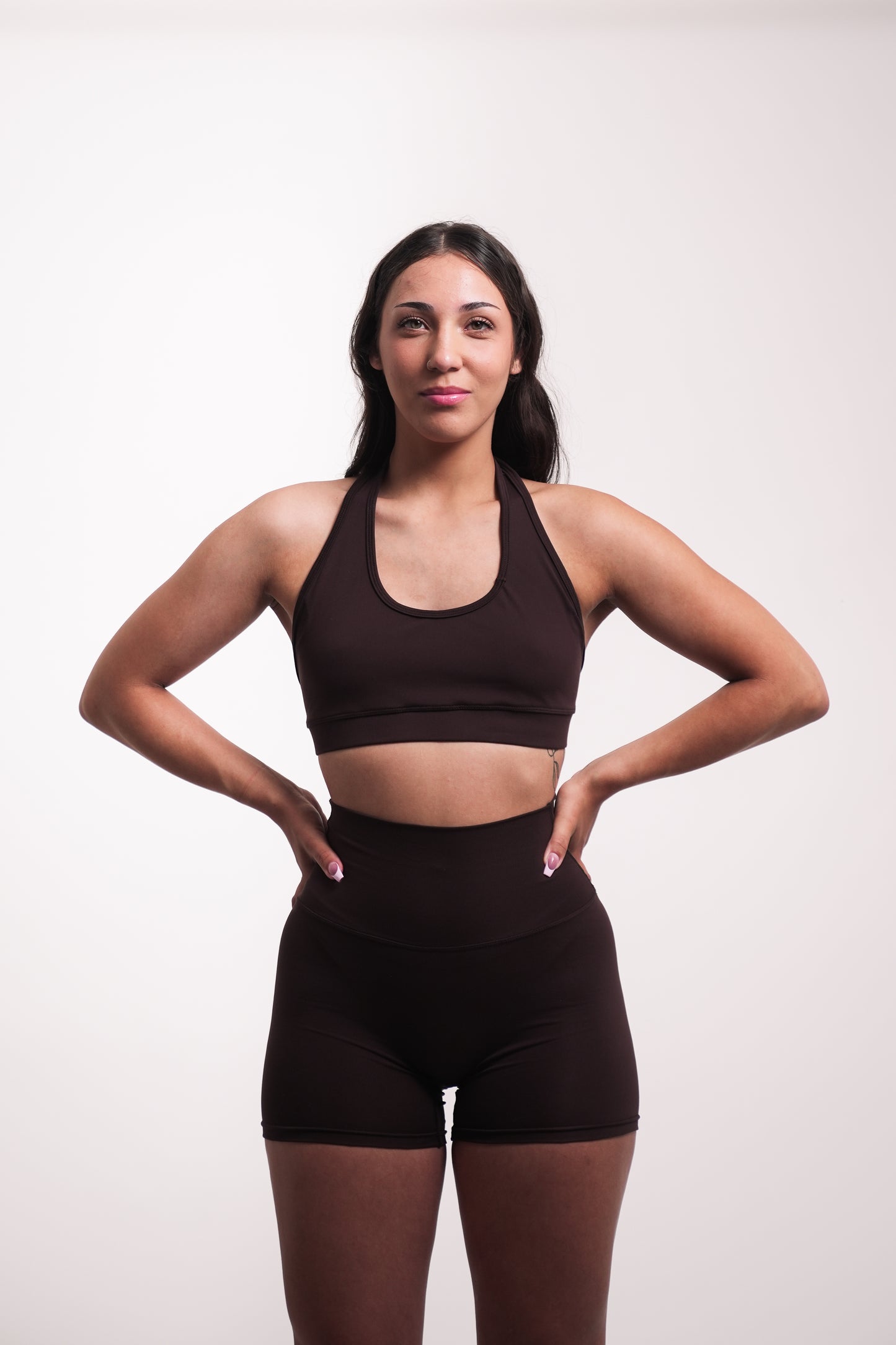 Women’s Dynamic Halter Sports Bra Spice