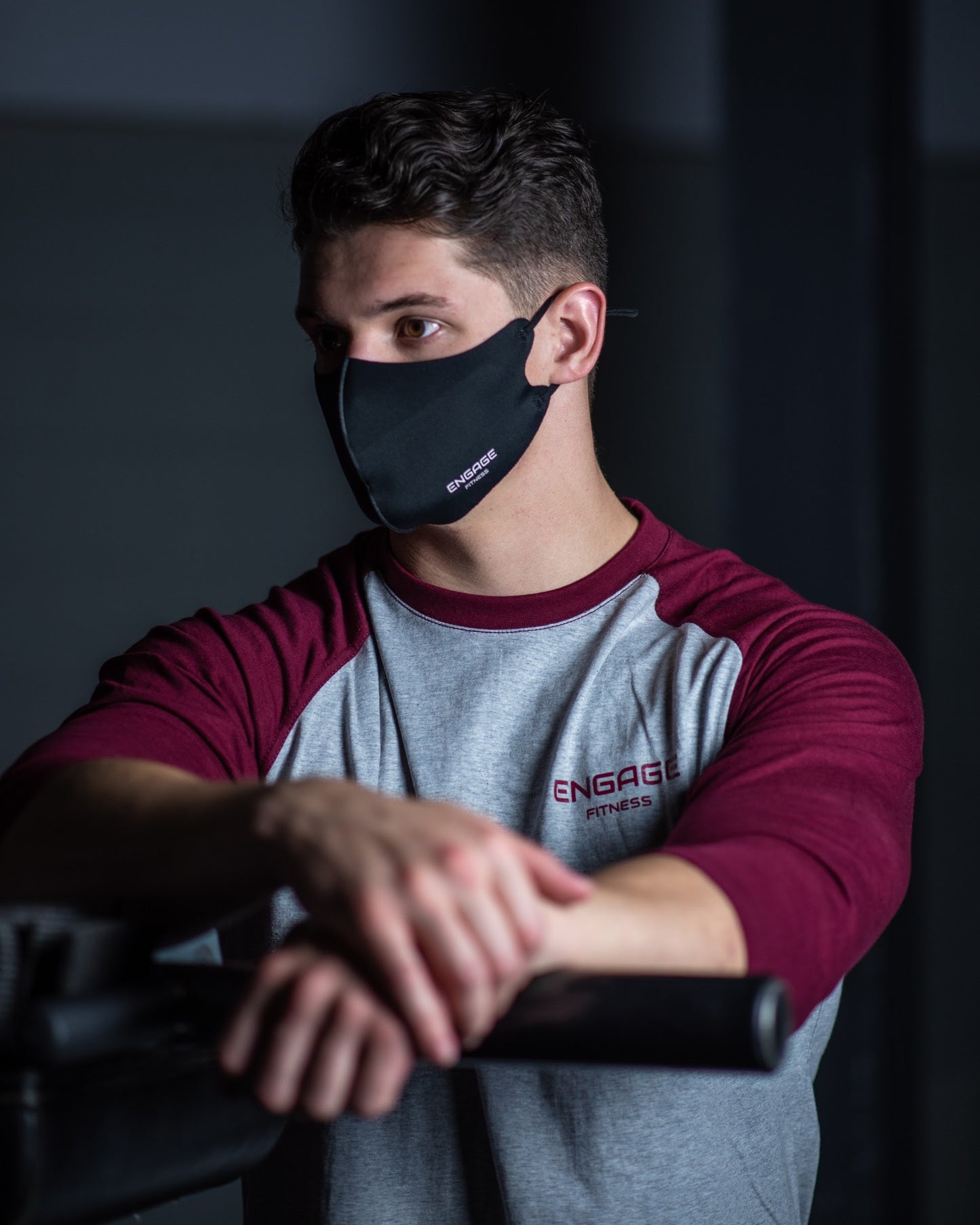 Unisex Premium Baseball Tee Maroon