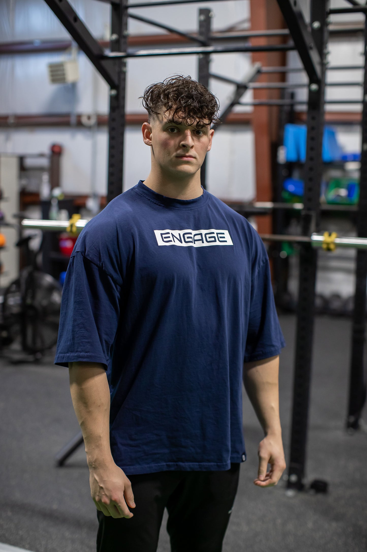 Essential Oversized Tee Navy