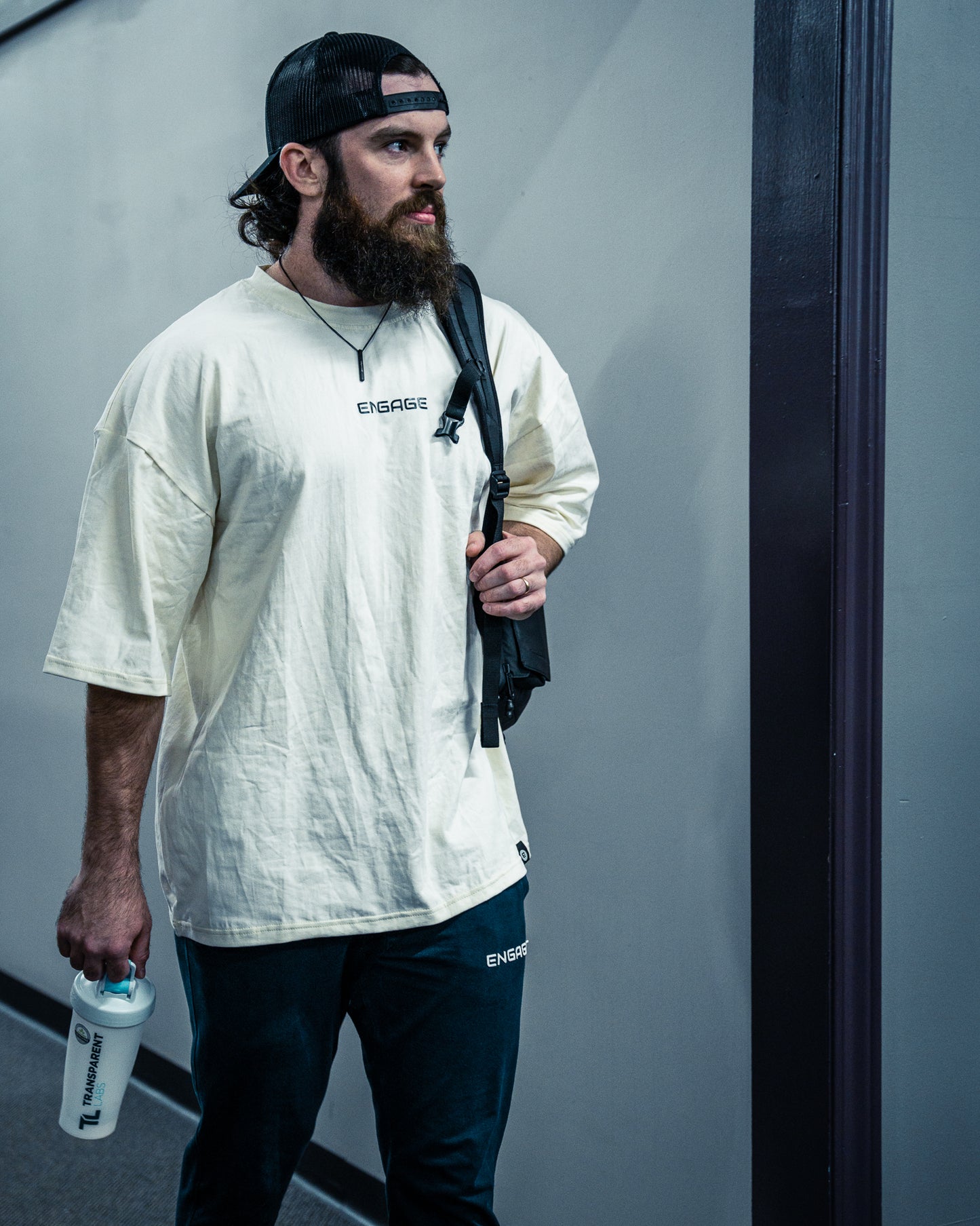 Essential Oversized Tee Daisy White