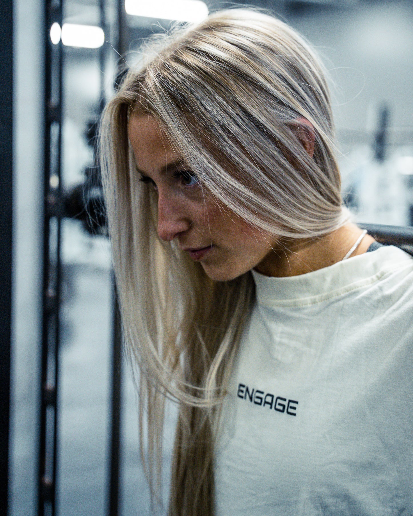Essential Oversized Tee Daisy White