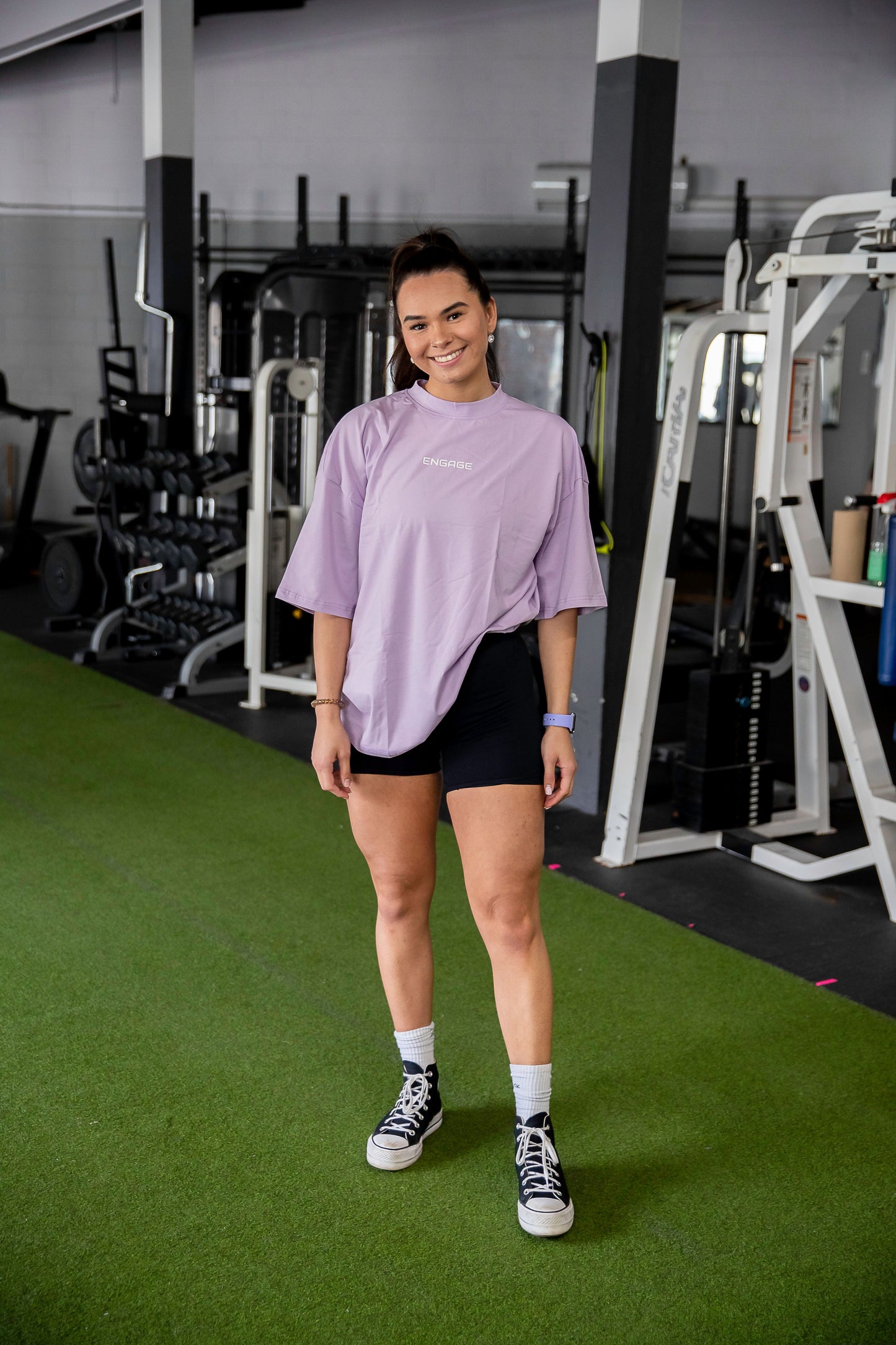 Essential Oversized Tee Lilac