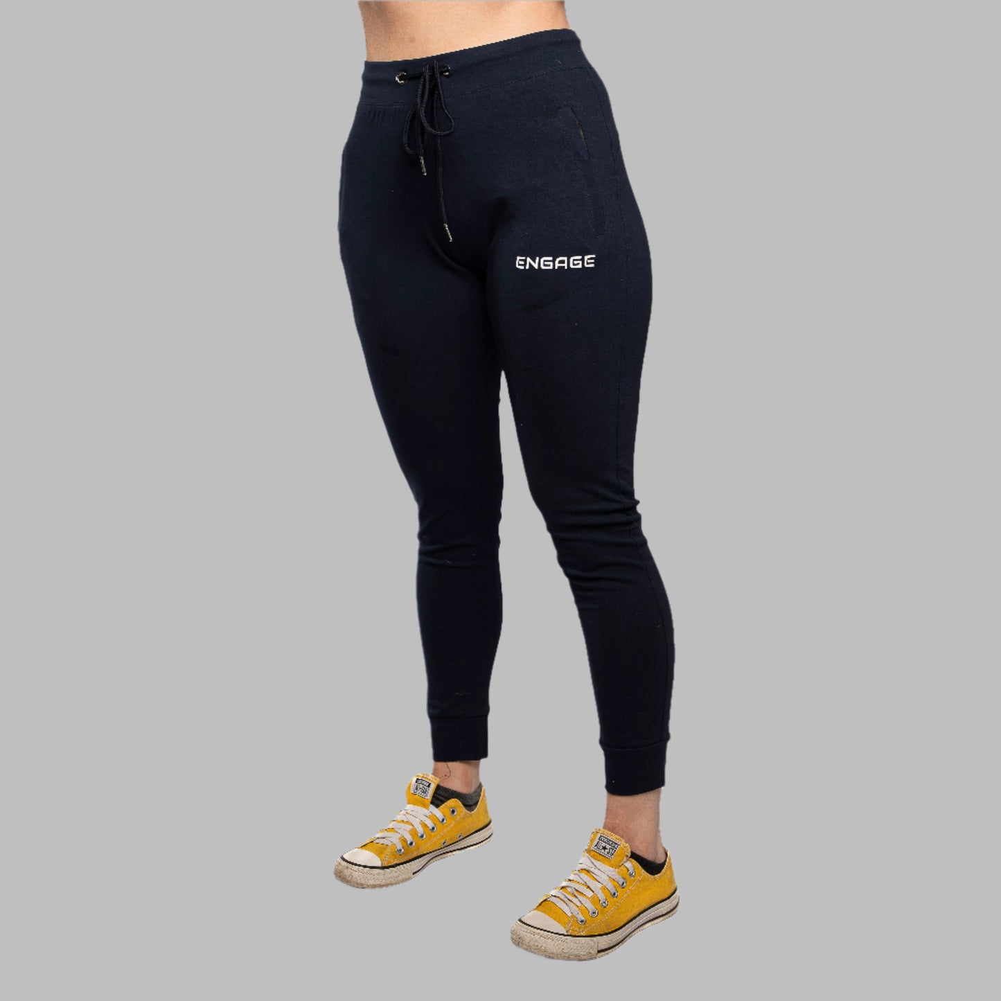 Female Premium V1 Joggers Navy
