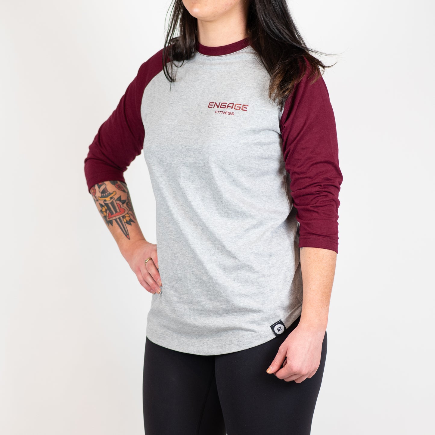 Unisex Premium Baseball Tee Maroon