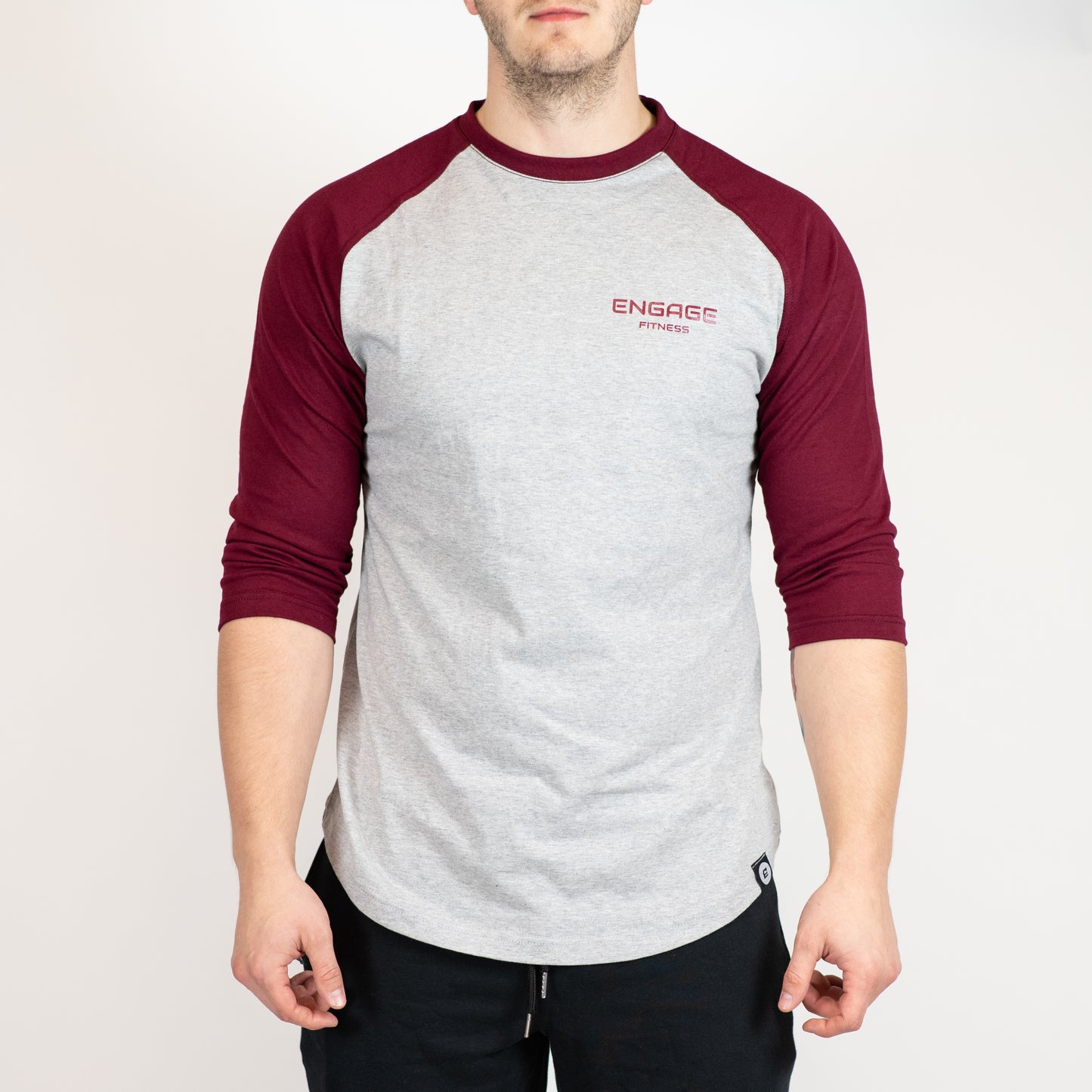 Unisex Premium Baseball Tee Maroon