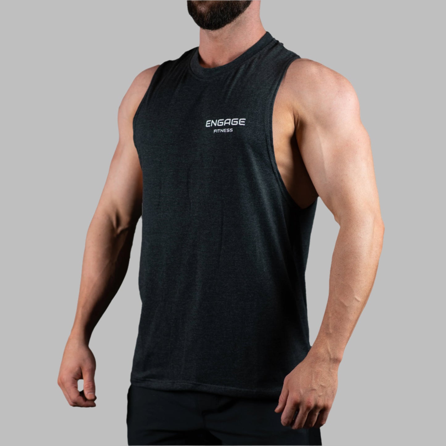 Men's Premium Cut Off V2 Charcoal