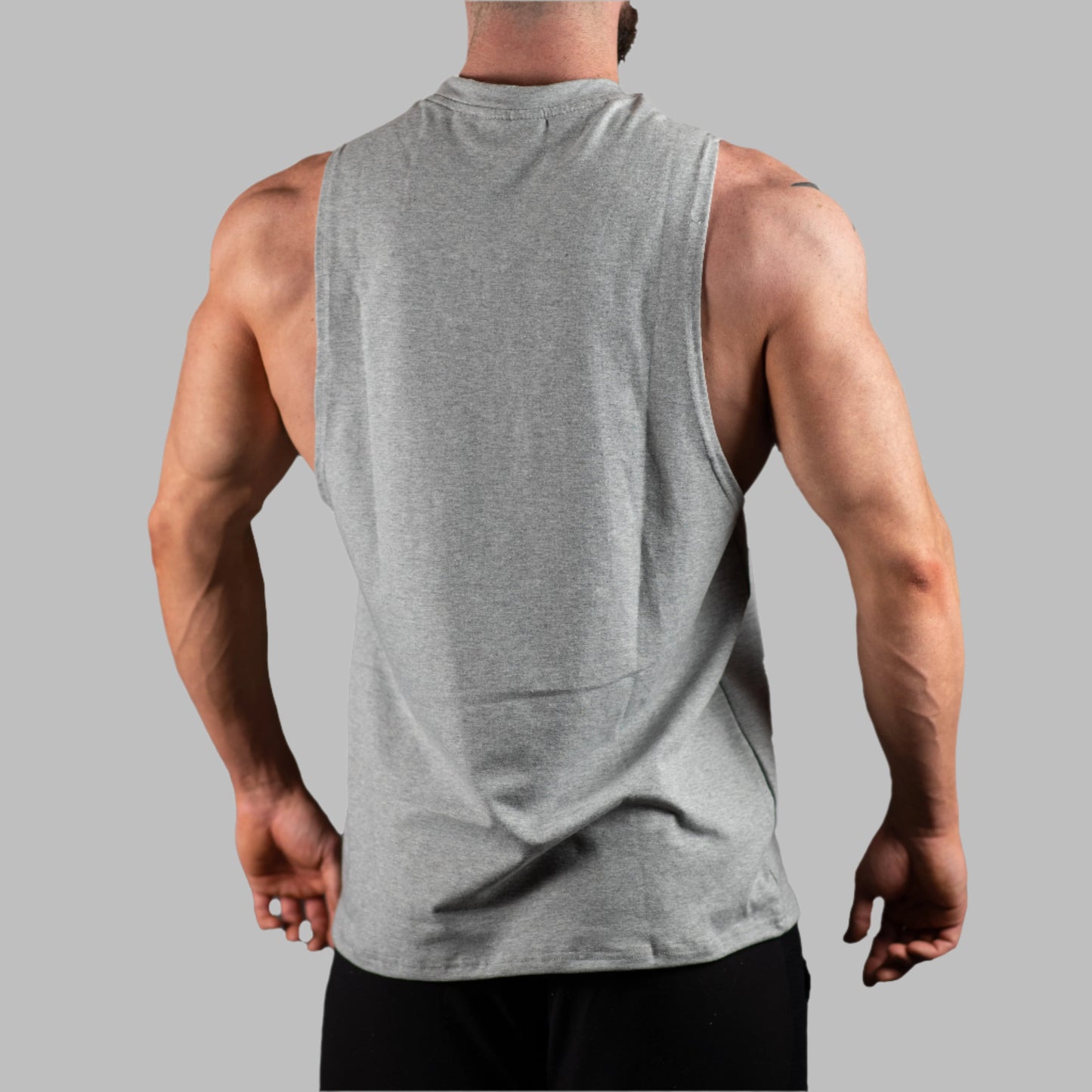 Men's Premium Cut Off V2 Heather Grey