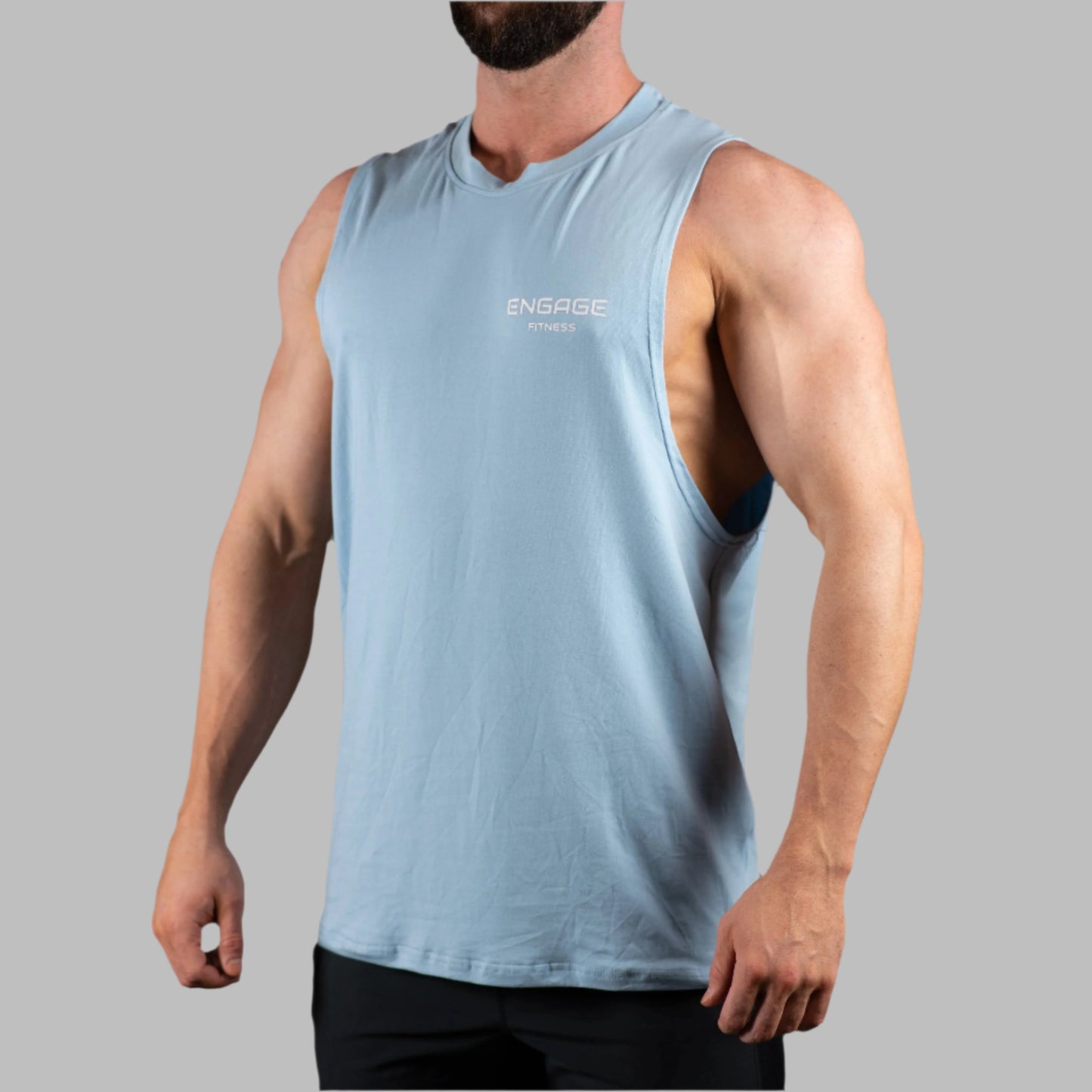 Men's Premium Cut Off V2 Sky Blue