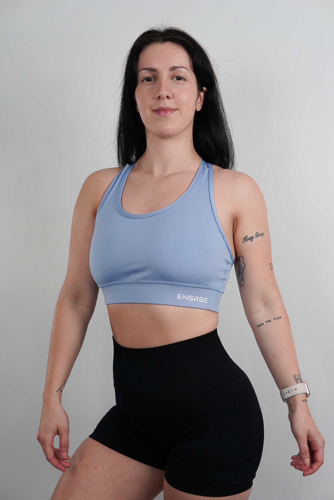 Female Infinity Sports Bra Tidal Blue