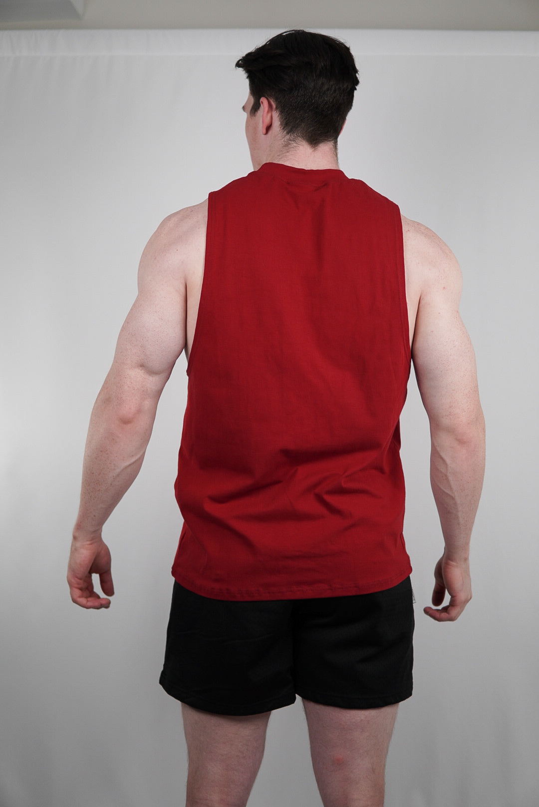 Men's Premium Cut Off V3 Ruby Red