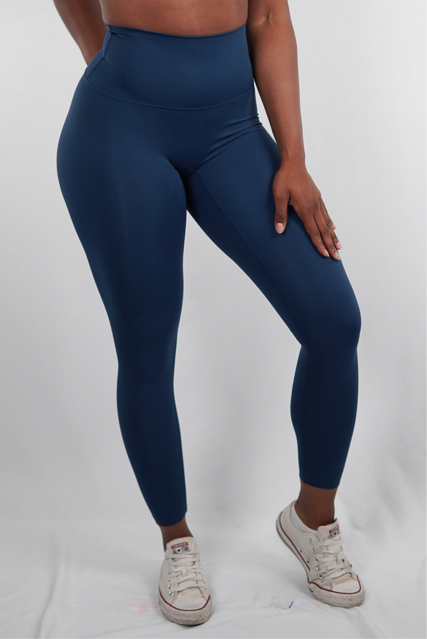 Female Infinity Leggings Deep Blue