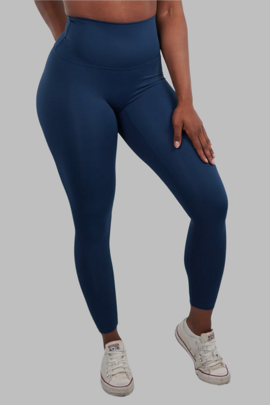 Female Infinity Leggings Deep Blue