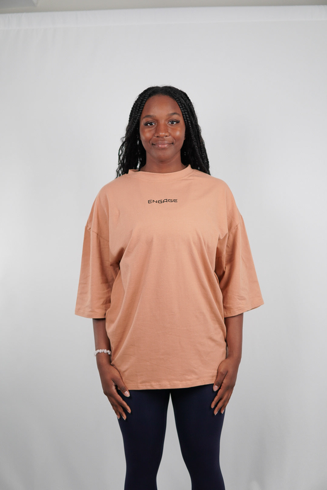 Essential Oversized Tee Cappuccino