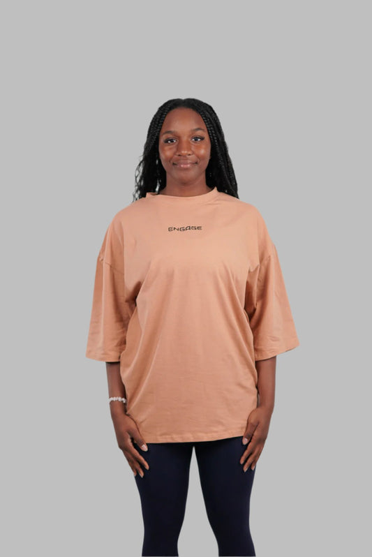 Essential Oversized Tee Cappuccino