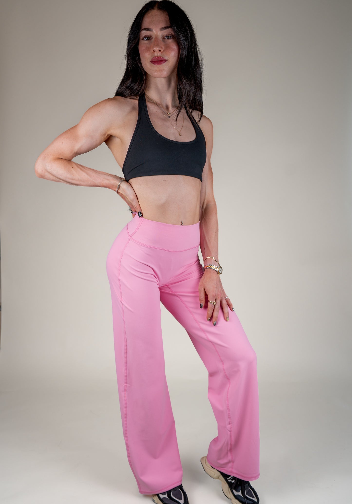 Everyday Straight Leg Bottoms Rose