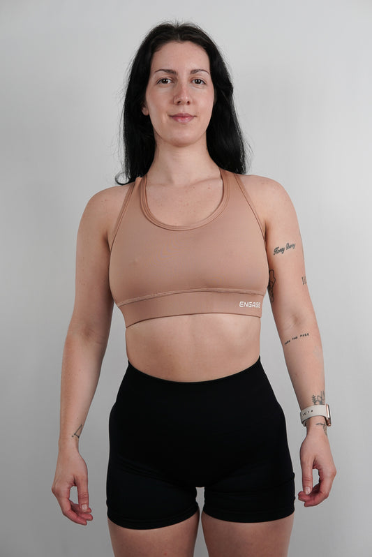 Female Infinity Sports Bra Sand