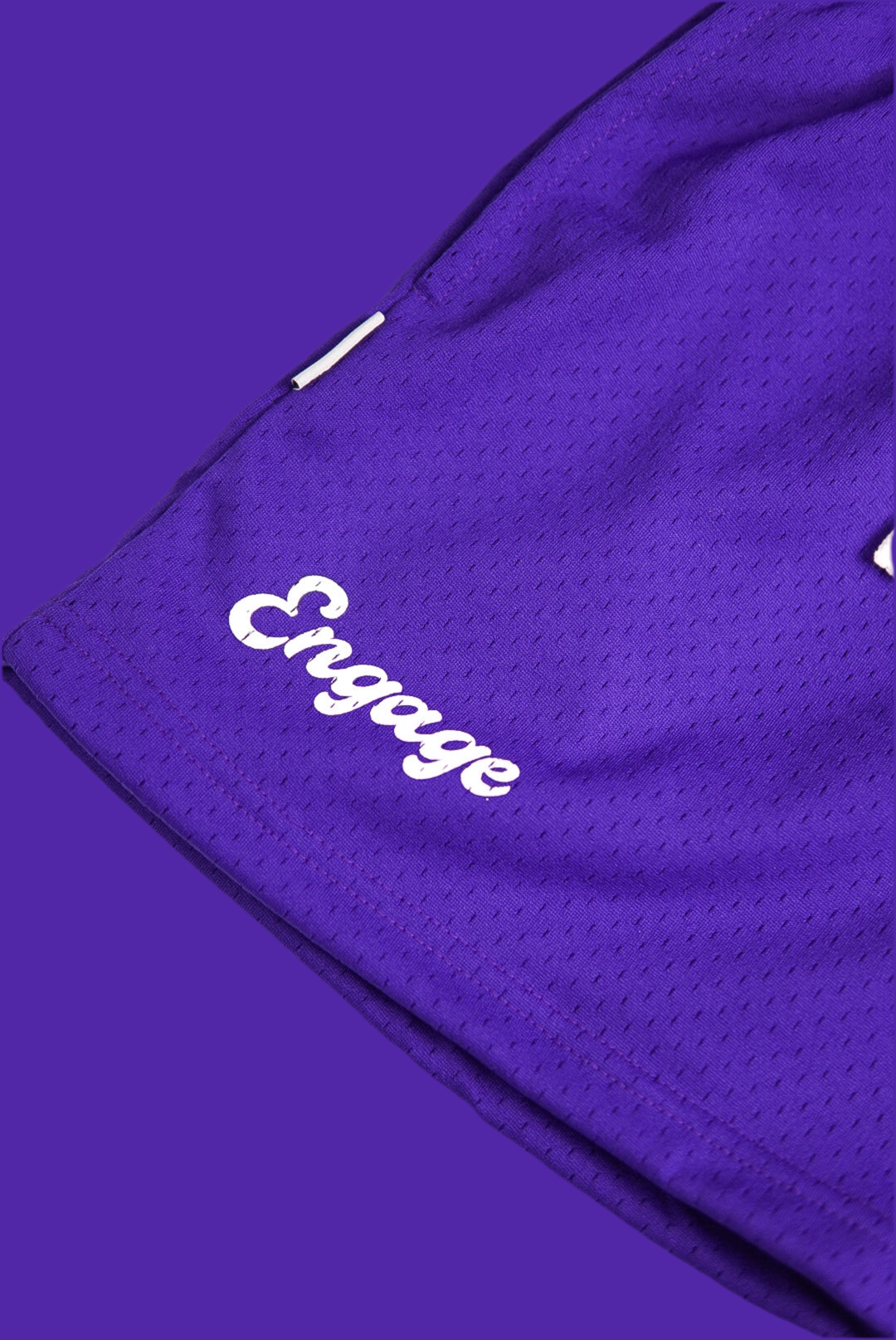 5" Mesh Court Shorts Electric Purple Unisex