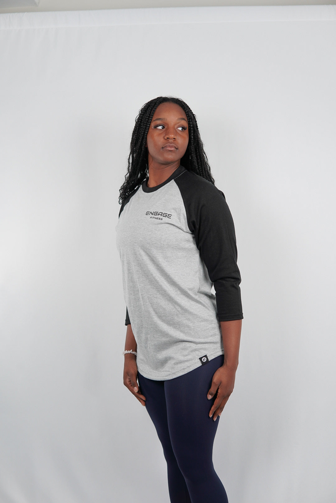 Unisex Premium Baseball Tee Black