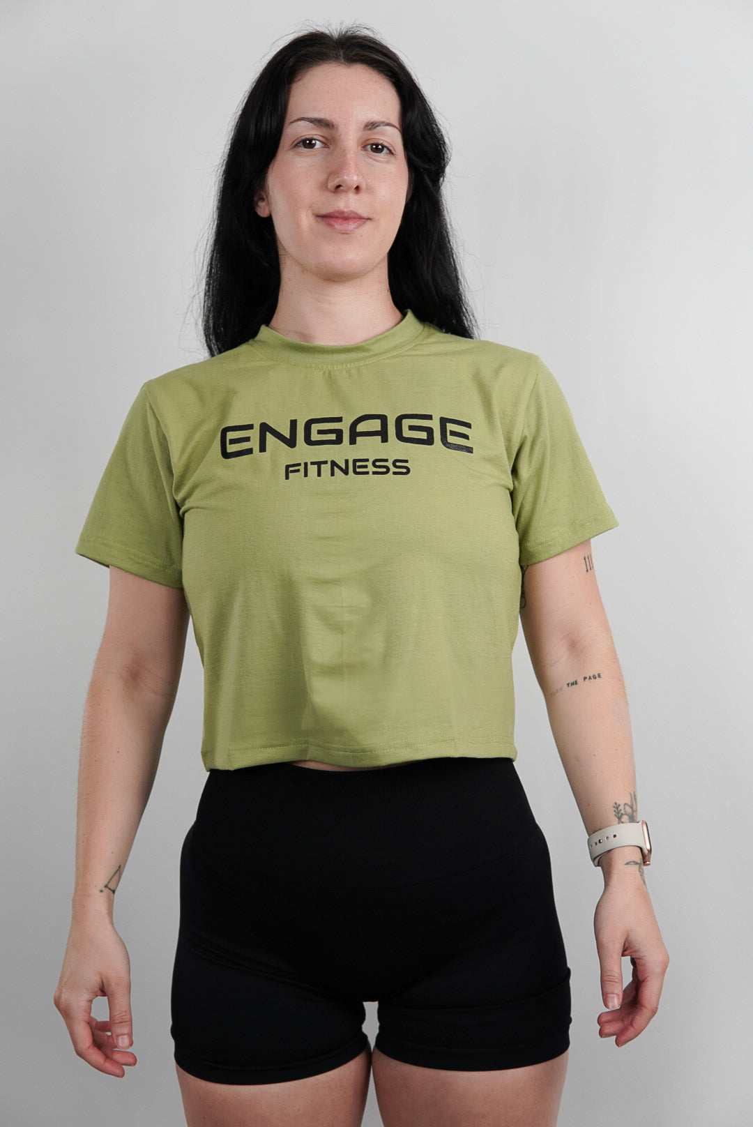 Female Cropped Tee Kiwi