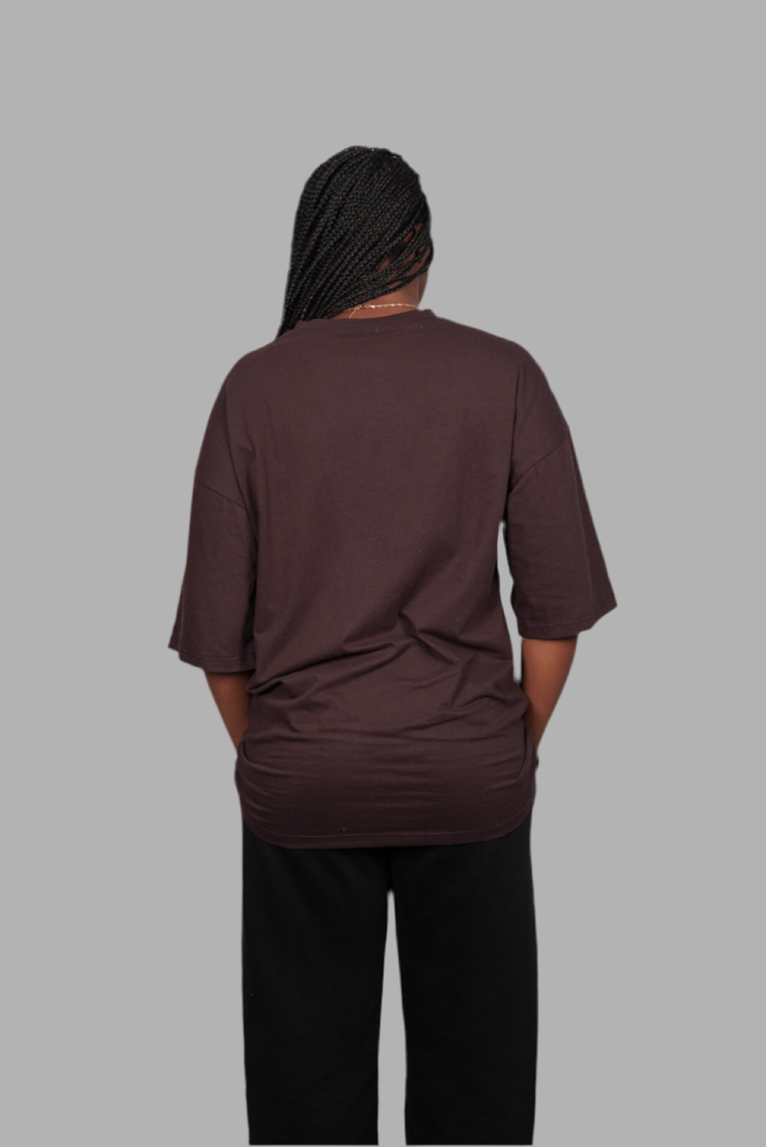 Essential Oversized Tee Chocolate